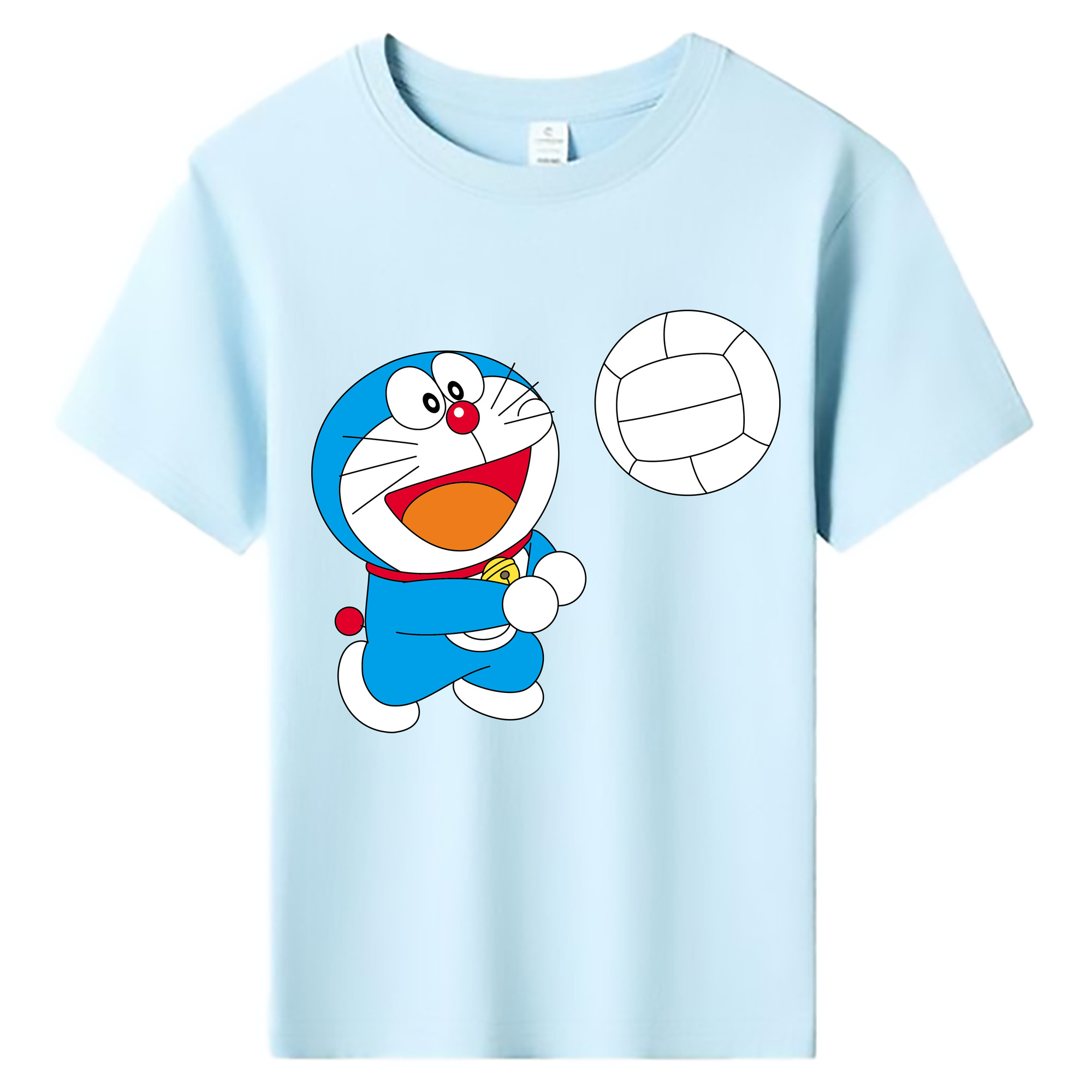 （画像用） ドラえもん Doraemon 綿100％キッズTシャツ（フロントプリント）